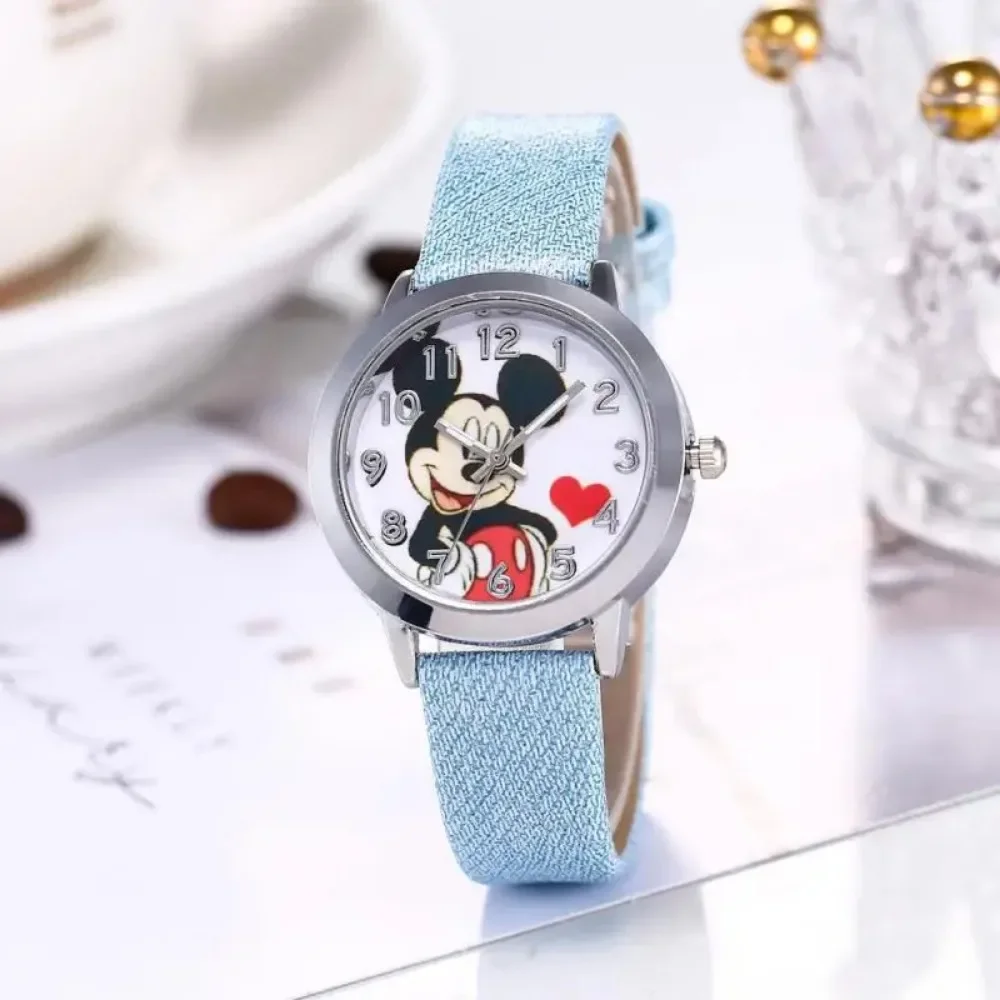 Luxury Womens Watches Cartoon Mickey Minnie Fashion Quartz Watch Women Boys Girls Wristwatch Kids Watch Clock Relogio Feminino