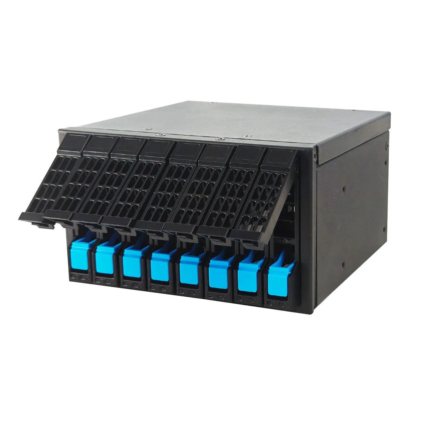 Tower Storage Accessory, 2 Optical Drive Slots Convert To 8‑Bay 2.5in Hot‑Swap Hard Drive Module With SATA Backplane