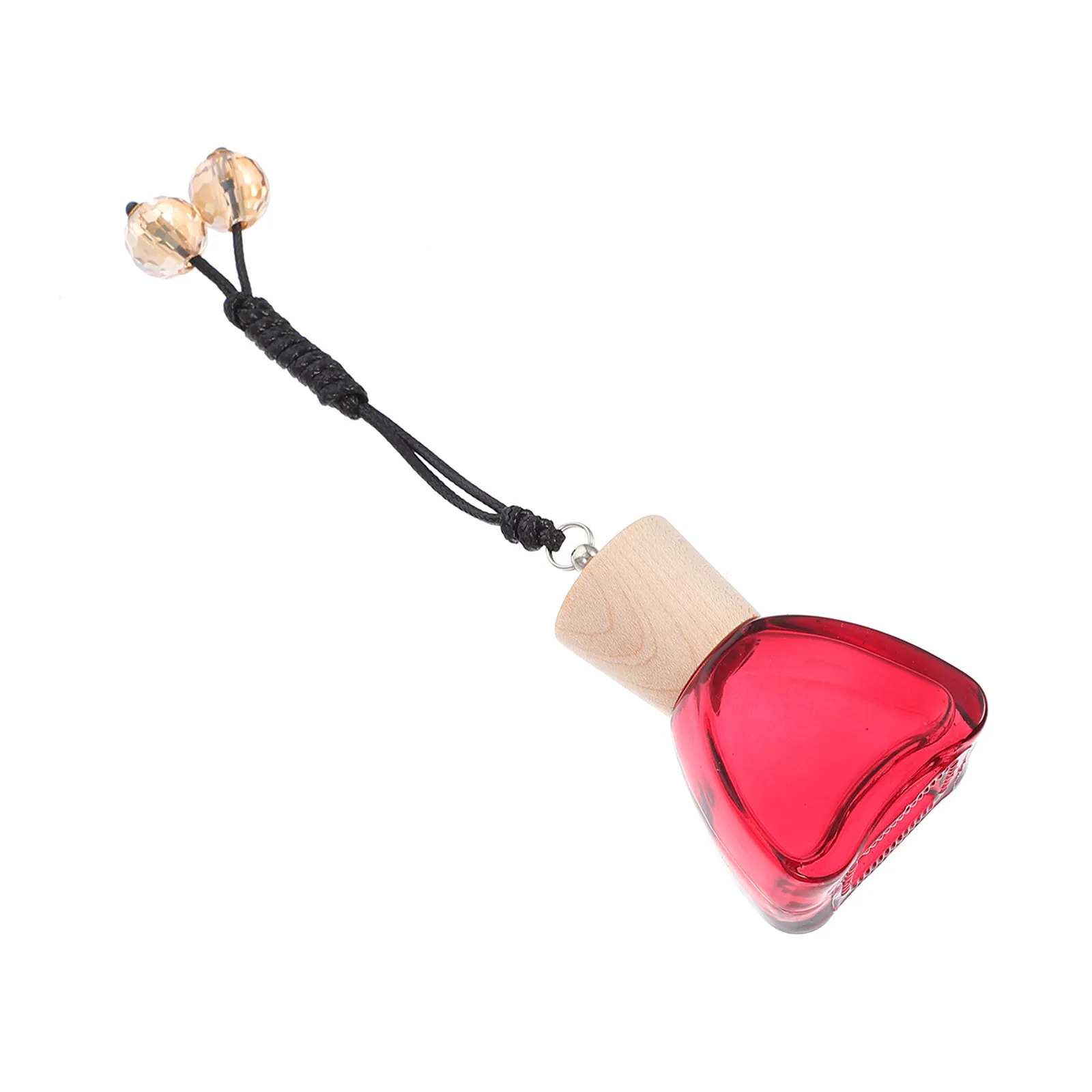 1Pcs Car Perfume Bottle Pendant Glass Refillable Hanging Fragrance Decor Essential Oil Diffuser Auto Hanging Ornament Air