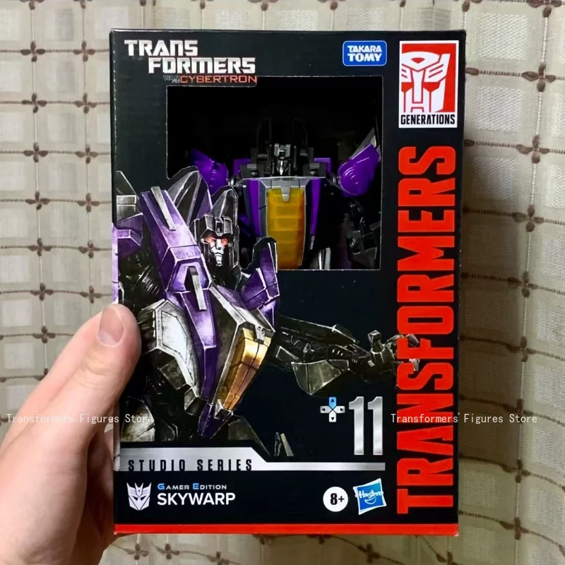 오리지널 브랜드 신제품 트랜스포머 로봇 모델 장난감 SS-GE 11 스카이워프 G1 스튜디오 무비 애니메이션 액션 피규어 인기 있는 움직이는 선물