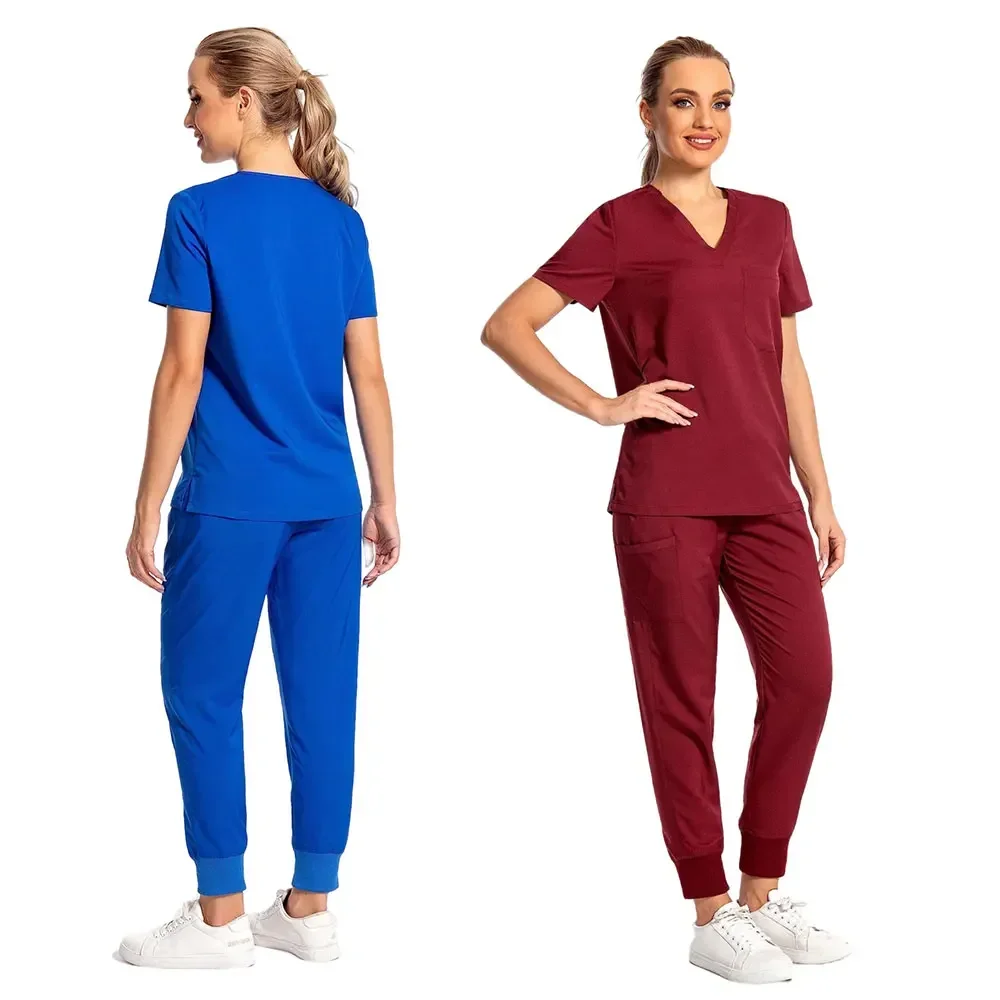 Hospital Working Scrubs Set Wholesale Operating Room Medical Uniform Scrubs Medical Supplies Nurse Dental Surgery Suit Workwear