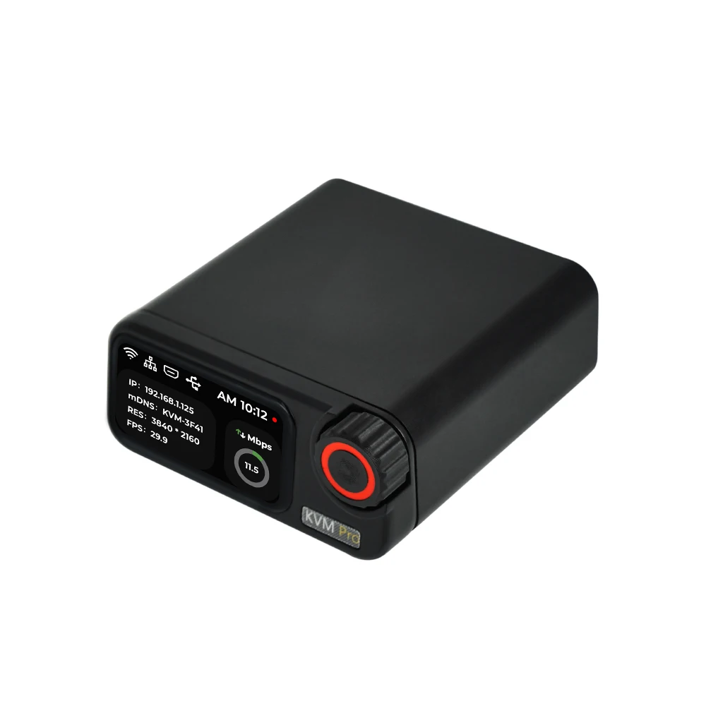 Sipeed NanoKVM-Pro PiKVM IP-KVM 4K GbE PoE WiFi6 Remote Control HomeLab Server NAS AI Agent HDMI Second Screen Led Strip