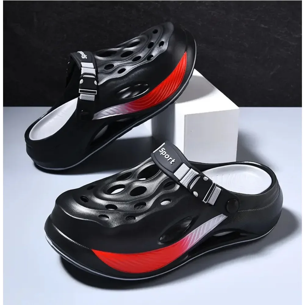 

Новинка 2025, мужские модные сандалии, водонепроницаемые тапочки, женская обувь, летние уличные шлепанцы, мягкие удобные износостойкие и противоскользящие