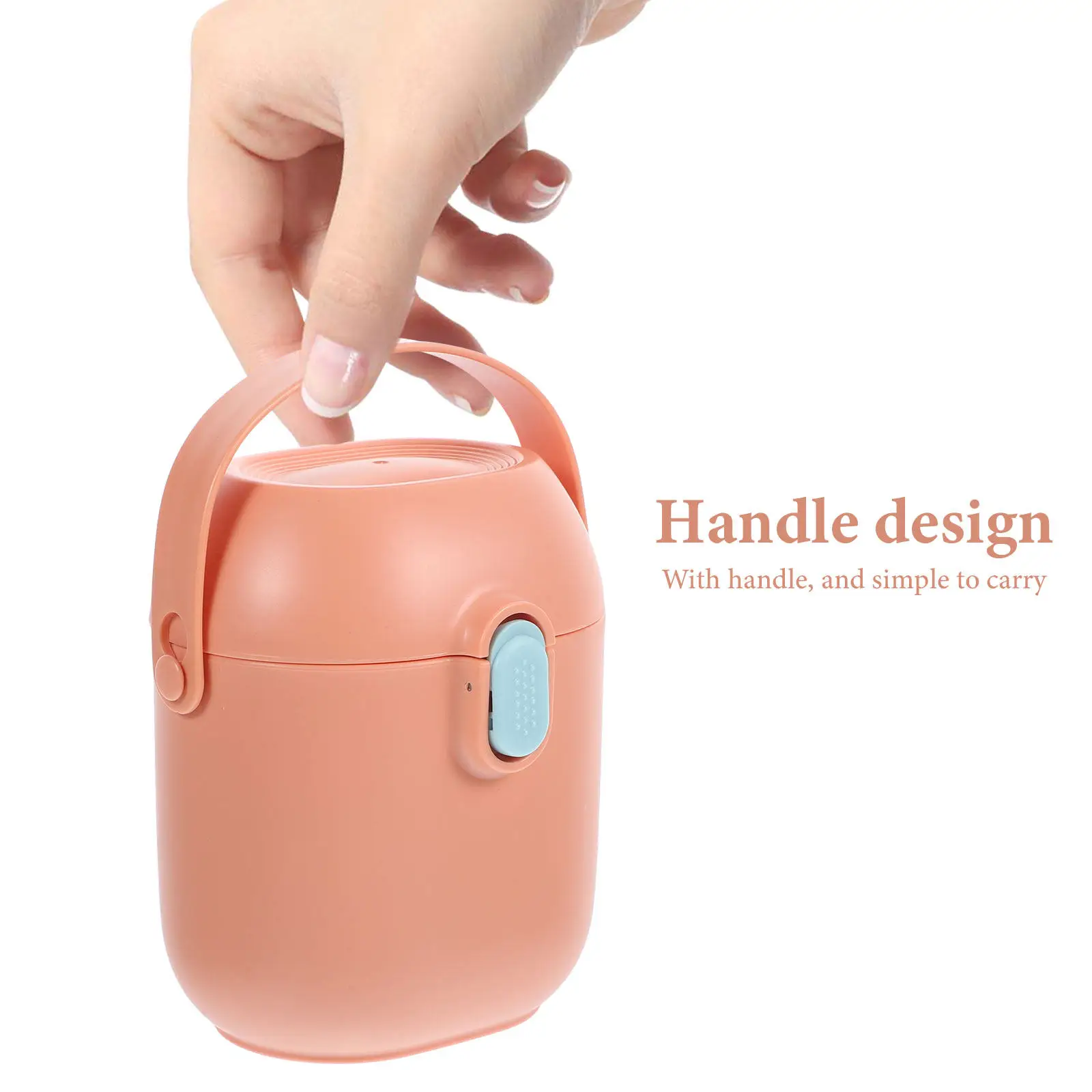 

Контейнер для детской смеси большой емкости, портативный дозатор для молочной смеси, дорожный органайзер, герметичный, с ручкой и мерной ложкой