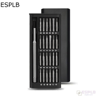 24 in 1 Aluminum Handle+Buckle Plastic Box Magnetic Precision Screwdriver Multifunctional Maintenance Disassembly Tool