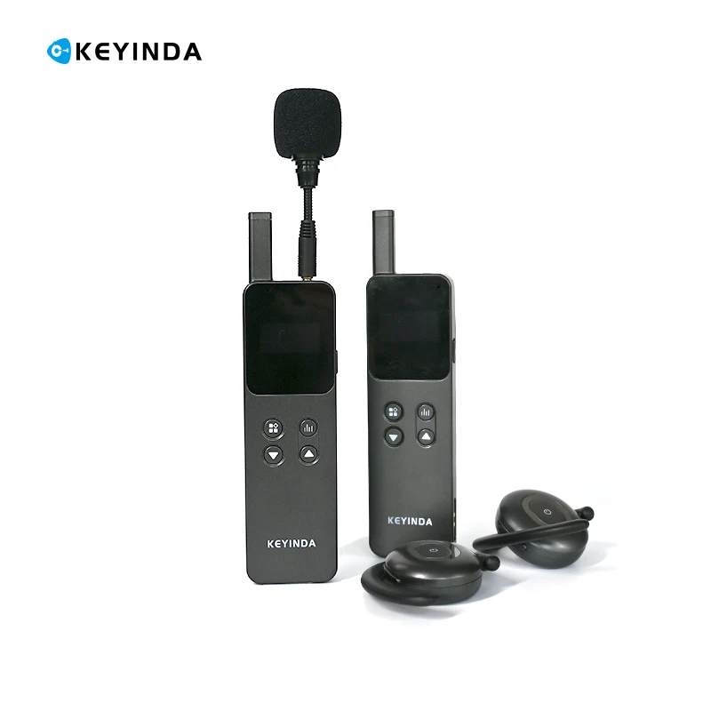 

2025 hot sale Lightweight Wireless Guide Device Kit (1 Transmitter + 10 Receivers) - Auto Frequency Hopping Technology