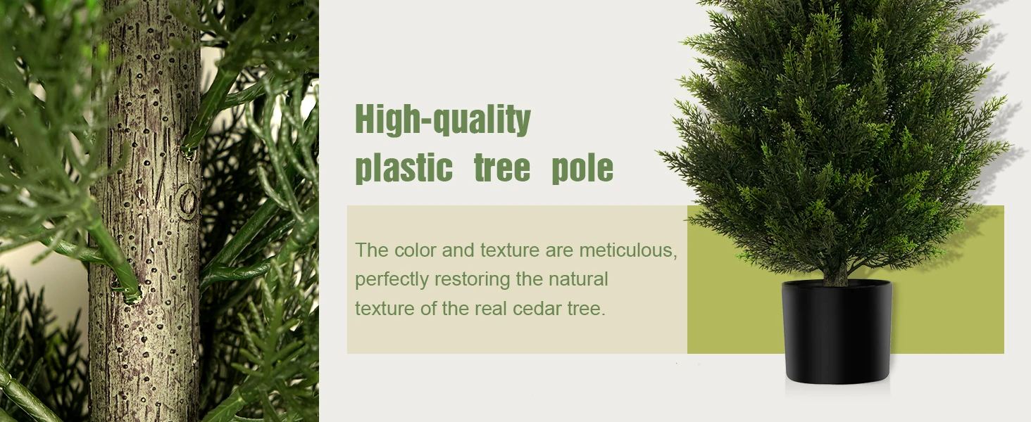 Artificial Topiary Cedar Trees