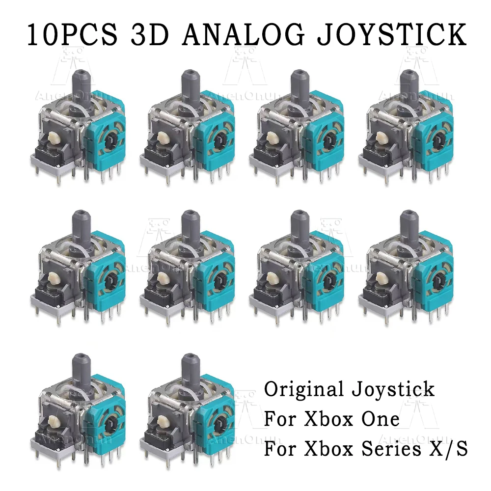 

10PCS Gamepad Original 3D Analog Joystick Thumb Stick Sensor Replacement Repair Parts for Xbox One,Xbox Series X/S Controller