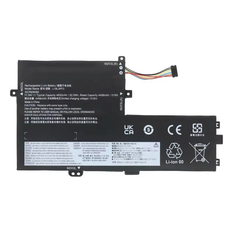 

L18C3PF7 L18L3PF3 L18M3PF6 L18C3PF6 L18M3PF7 Laptop Battery for Lenovo IdeaPad S340-14IWL/15IML C340-15IWL/15IML 11.34V 52.5Wh