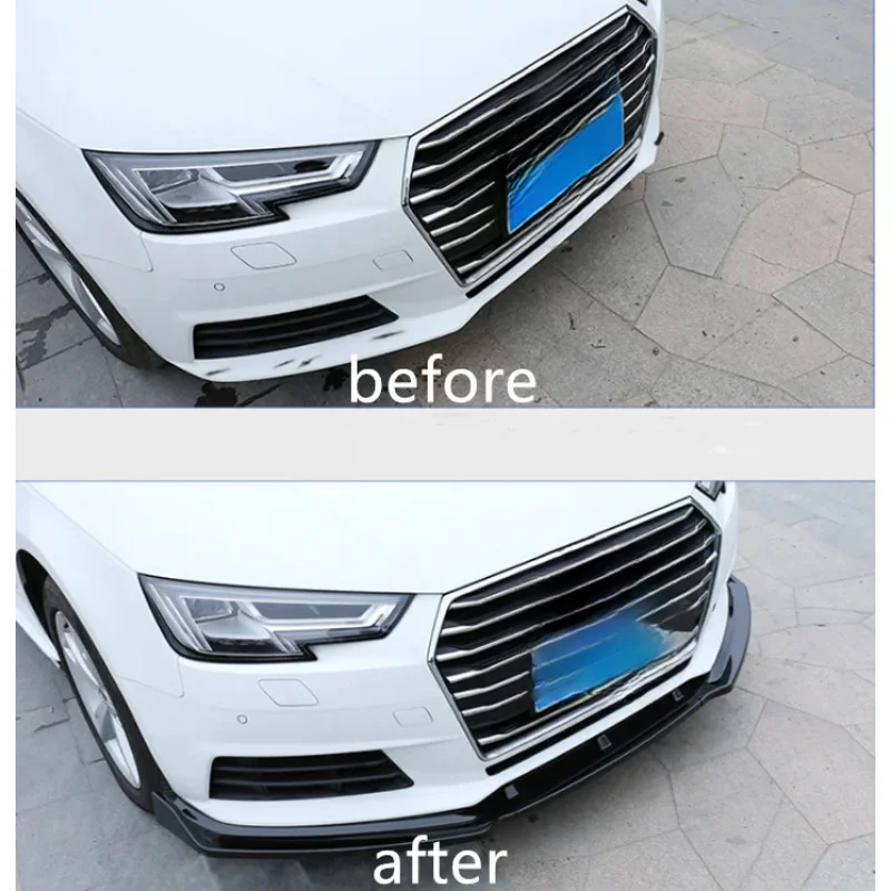 

Automotive Parts Front Lip A4 B9 2017-2020 Upgrade Sport Style Front Bumper Lip