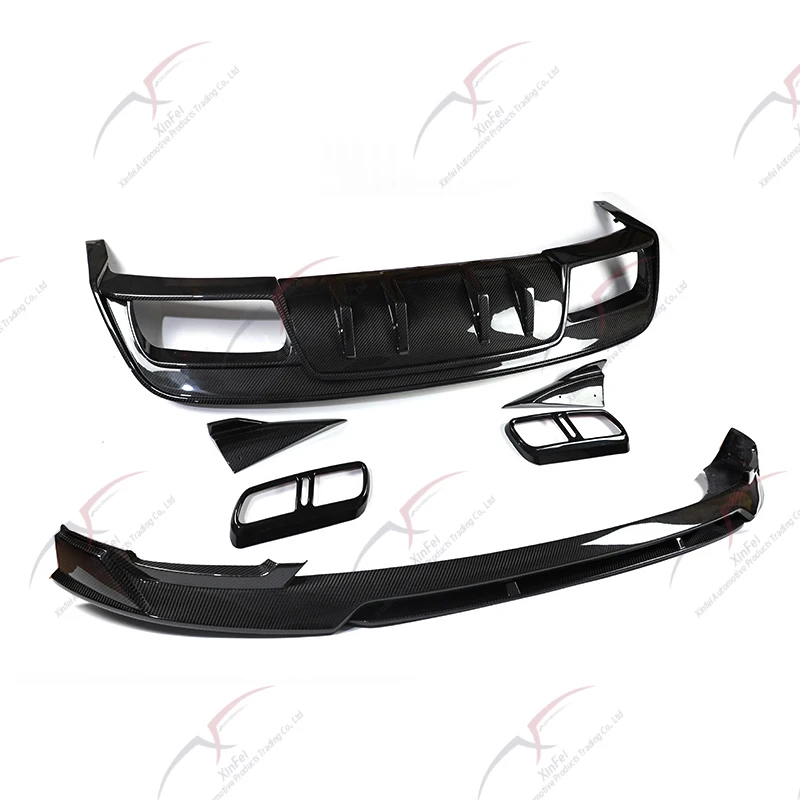 Suitable for  Range Rover Sport front bumper, front lip, rear lip carbon fiber car modification decoration accessories