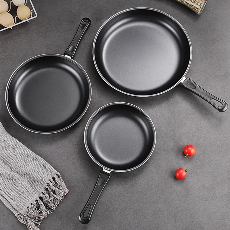 

20/25/30cm Frying Pan,Cooking Pot Non Stick with Heat Resistant Riveted Handle,Large Egg Frying Pan for Gas &amp,Induction Hob
