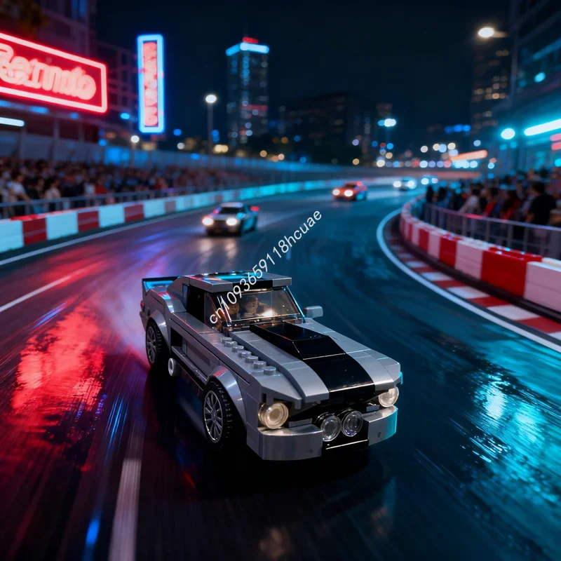 

225 шт. MOC Eleanor Gone Seconds Forded модель строительные блоки строительство Рождественский подарок собрать творческая идея кирпичная игрушка для детей