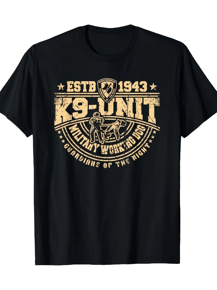 101st Division&82nd Corps Army Insignia,EST 1943-1945 Years design-100% cotton O-neck short sleeve printed men's T-shirt.