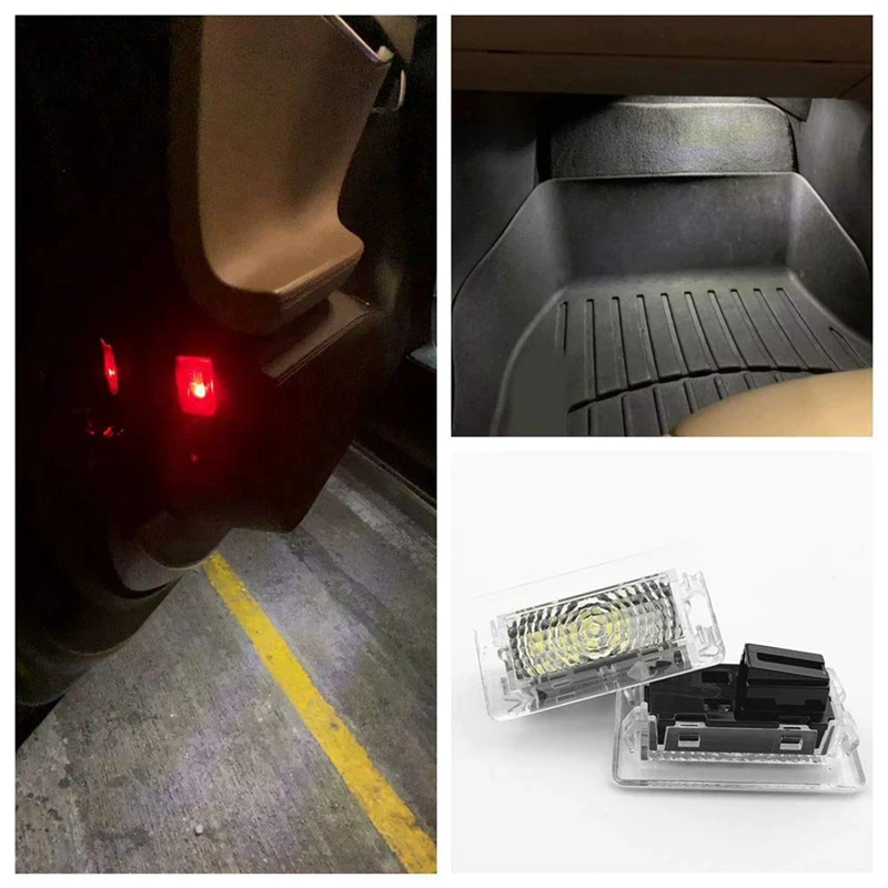 Kit lampadine a LED per interni Ultra-luminose Kit Trunk framk Lamp per Tesla Model 3 Model S Model X (confezione da 4)