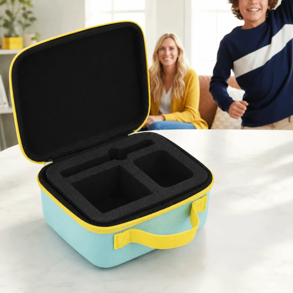 Shockproof & Waterproof Travel Hard Case Green Game Console Protective Storage Bag for Nex Playground Game System