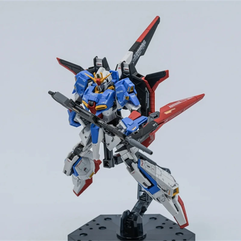 โมเดล Bandai RG Z Gundam หุ่นยนต์แปลงร่างได้ Kamille Bidan MSZ-006เมชาการรวบรวมแอนิเมชั่นของเล่นสำหรับสะสม