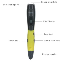 2022 Hot Sale 3D Pen 3D Model Kids Learning education tools Best Gift Mutil-function Box 3D Printing Pen USB Charge