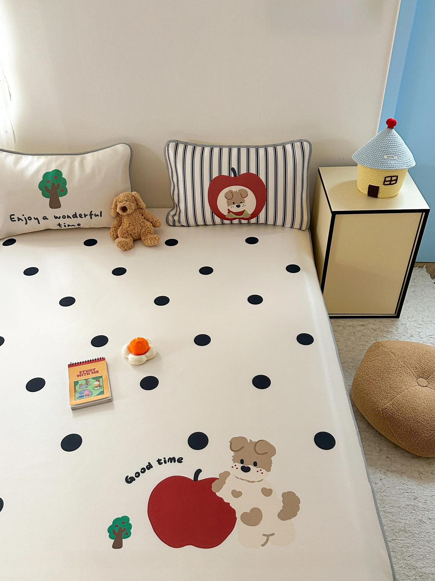 ensemble-de-3-pieces-en-soie-glacee-pour-l'ete-housse-de-matelas-a-motif-de-dessin-anime-lavable-en-machine-kit-de-literie-doux-pour-climatisation-pour-enfants
