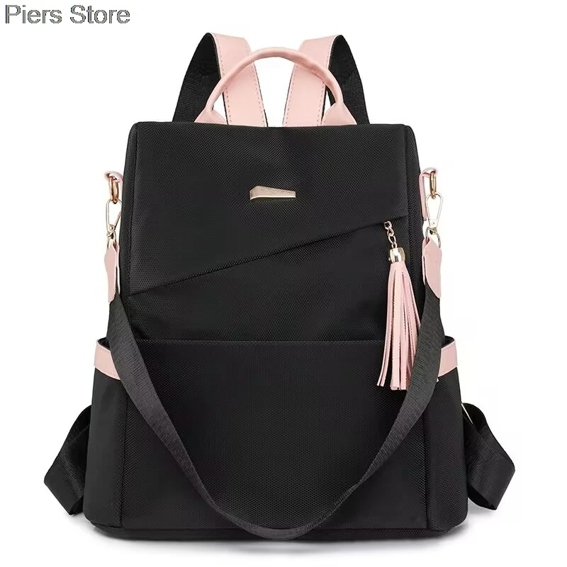 新バージョン大容量ソフトレザー女性のバックパックファッショナブルな純粋なソフトレザー学生ランドセルデュアルショルダーバッグ