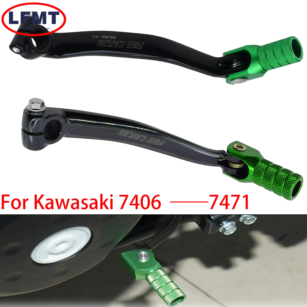 Dirt bike shift lever For Kawasaki KX250 2003-2007 KX250F 2004-2020 KX450F 2006-2020 KX450R 2008-2012 Parts