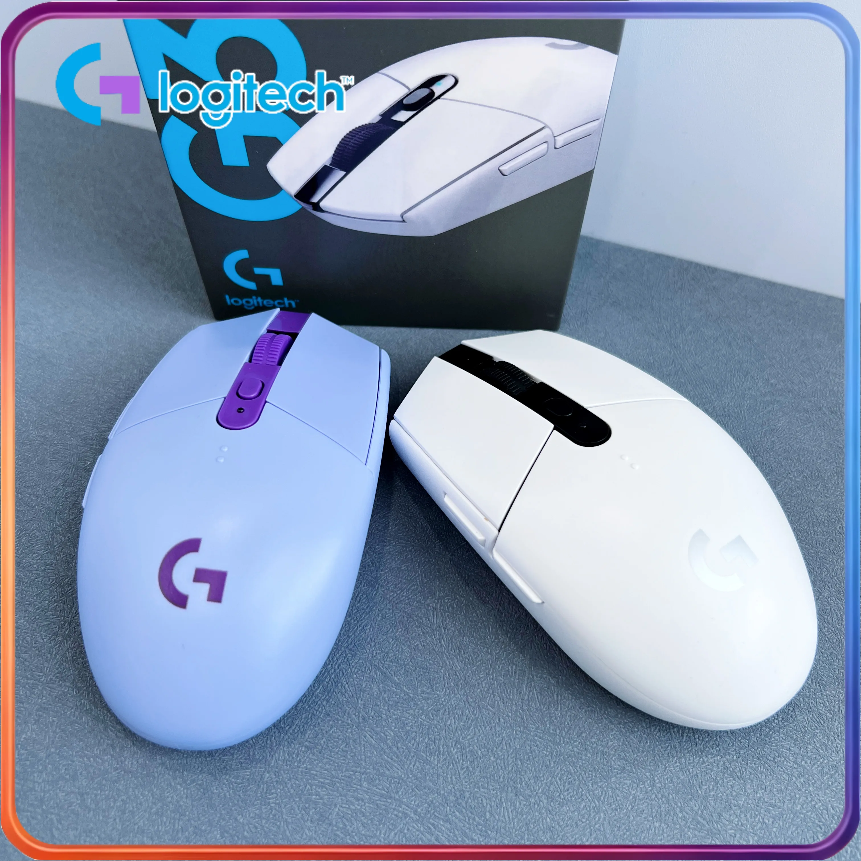 

Беспроводная мышь Logitech G304/G402 с временем работы от батареи до 250 часов для игр, офиса и домашнего использования