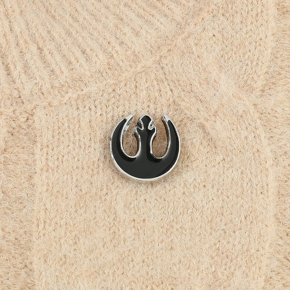 Disney Star Wars Rebel Alliance Logo Badge Jewelry Simple Style Enamel Button Brooch for Bag Clothings Lapel Pins Accessories