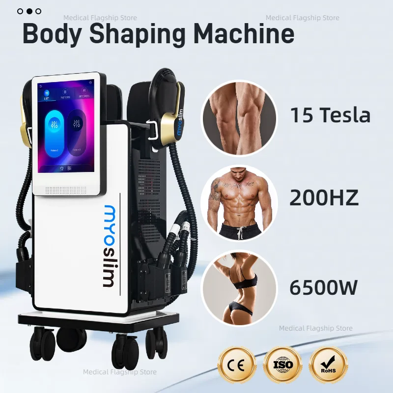 

myo slim PRO RF EMS Body Sculpt Machine 15 Electromagnetic Sculpting Slimming Fat Stimulation Muscle Stimulation Pelvic Body