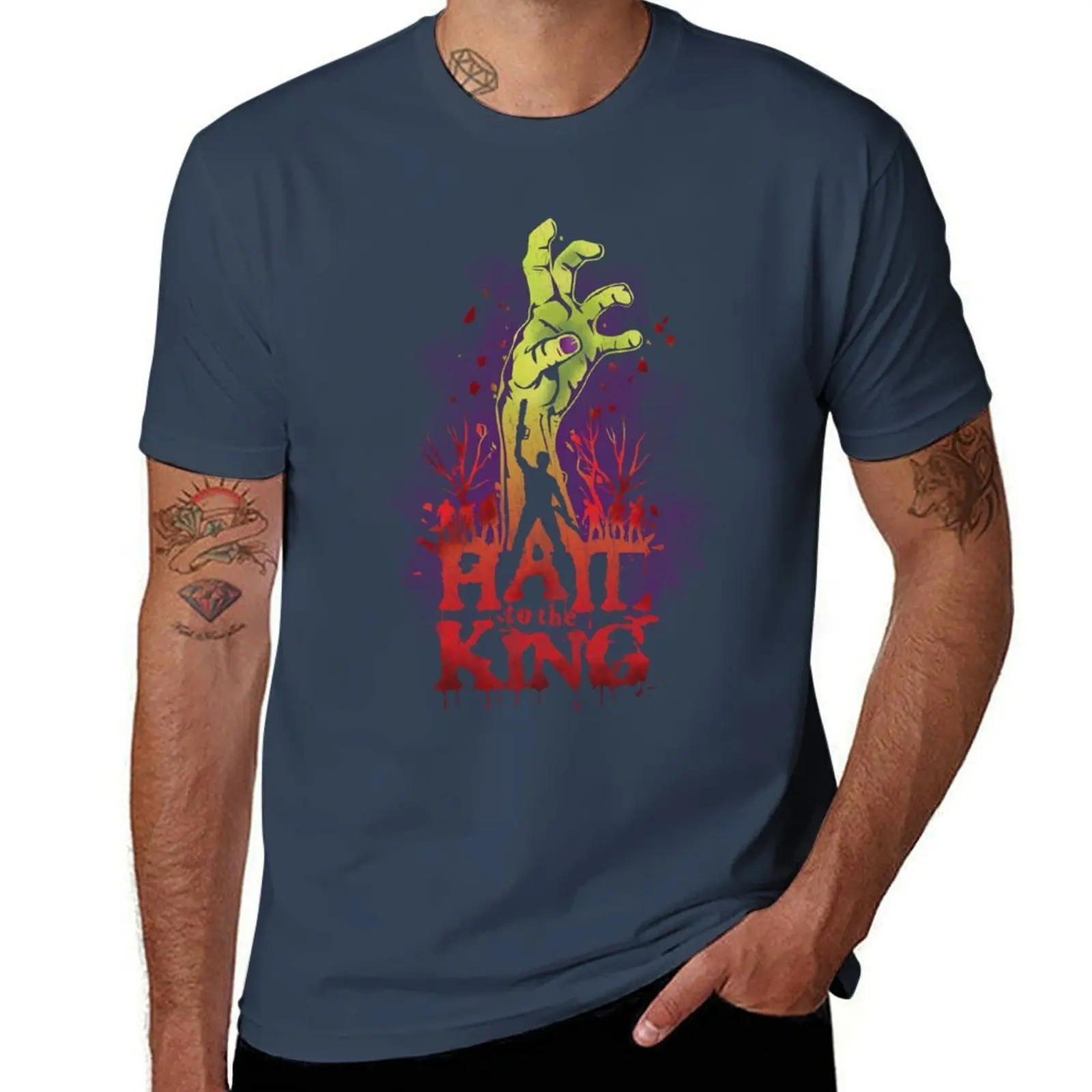 

Ash Vs Evil Dead T-Shirt Breathable Sportswear T-Shirt for Men