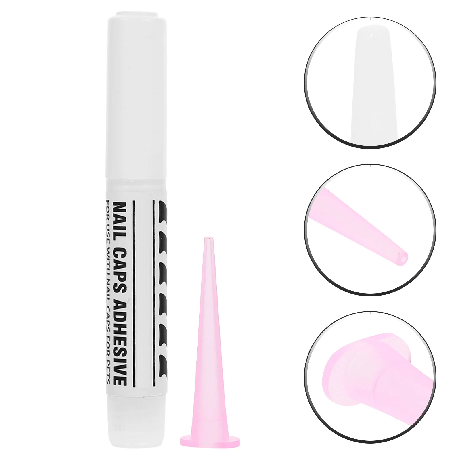 

20 шт. клей для домашних животных для колпачков для ногтей, кошек, собак, нетоксичный, безопасный, легко наносится, клей для ногтей для домашних животных, клейкие клеи для кошек