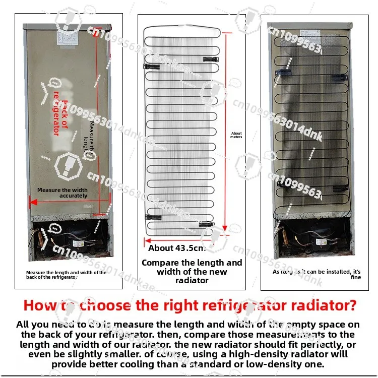 Double Pair of Doors, Large Refrigerator, Radiator Board, Freezer Widened By 1.2 Meters, Condenser, Heat Sink, Refrigeration