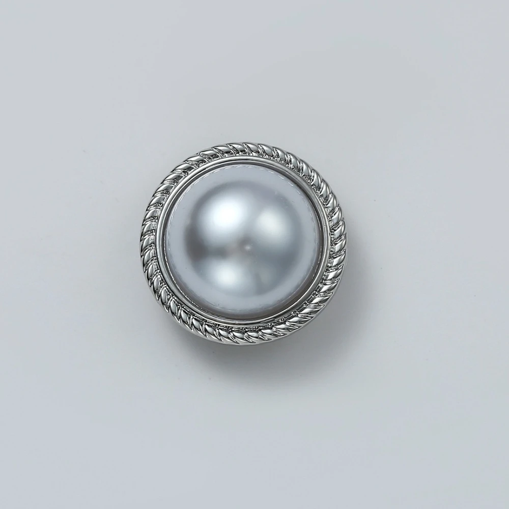 1 قطعة أزرار أكمام اللؤلؤ الموضة الكورية للنساء الراقية أزرار القميص يغطي دعوى وشاح كليب اكسسوارات مجوهرات أنيقة #2