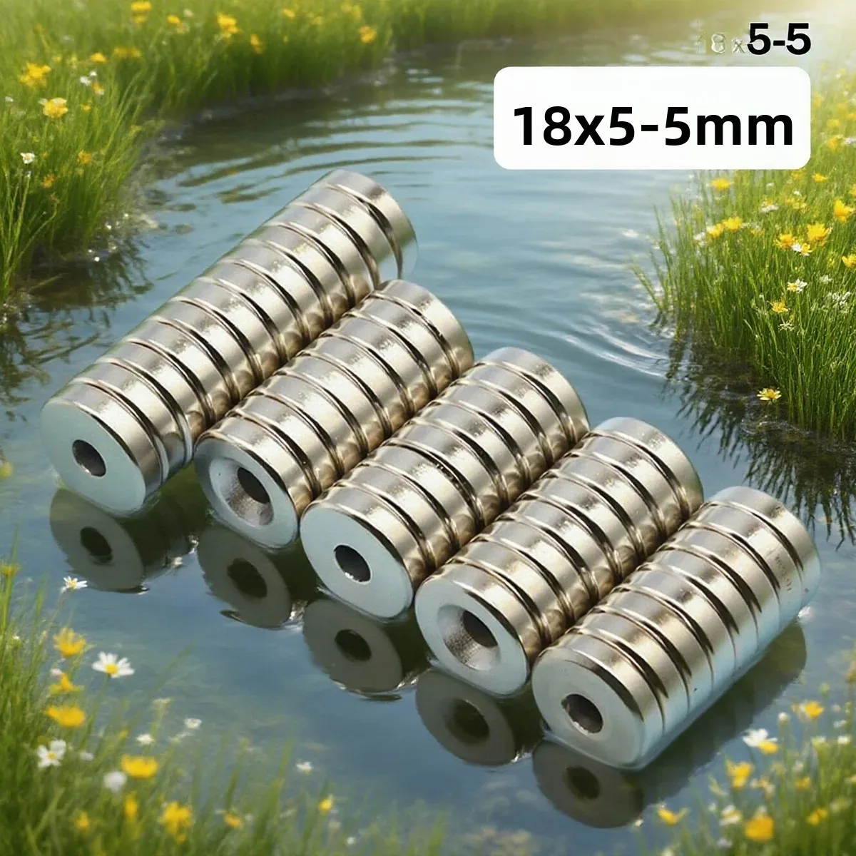 18x5-5mm-powerful-neodymium-magnet-round-super-strong-magnets-n35-with-hole-ndfeb-permanent-magnetic-imanes-refrigerator-magnet