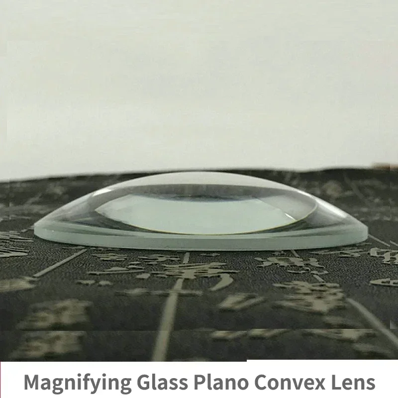 18-90mm Flat Convex Lenses Magnifying Glass Optical Glass Plano-convex Lens Magnifier Lens for Replacement 1 PC