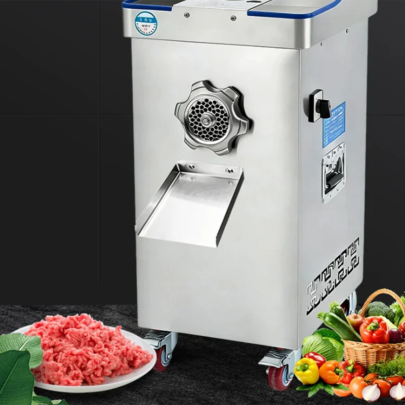 Commercial Electric Meat Mincer with Sausage Stuffing Function for Beef/Pork/Fish Canteens & Restaurants Meat Grinder