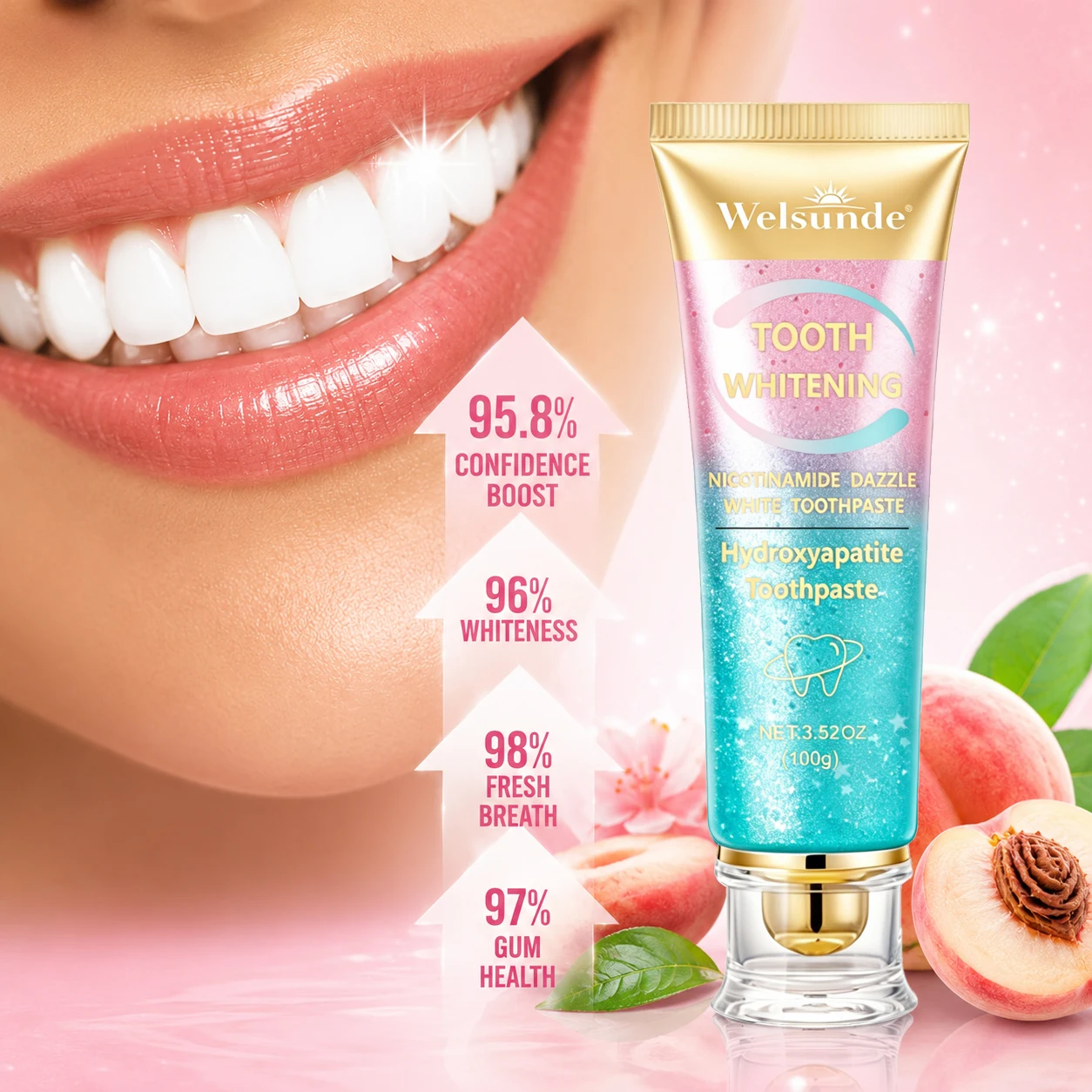 3PCS Teeth Whitening Nicotinam - Teeth Whitening Home Kit 评论和价格