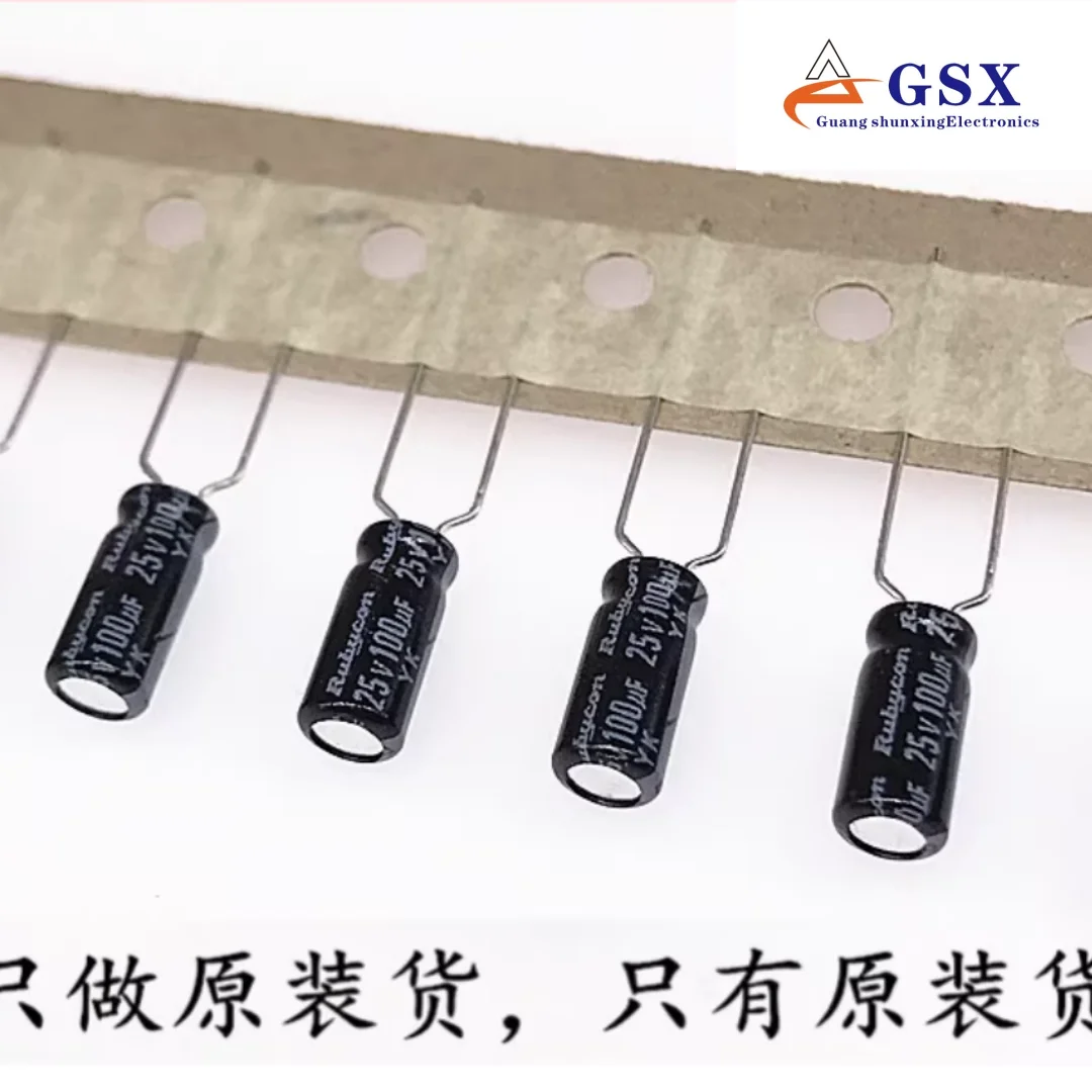 10Pcs 100UF 25V Imp… - image