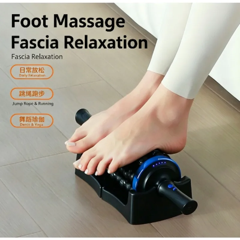 Multi‑Purpose Electric Massage Roller Deep Muscle Relief Massager for Back Legs Feet Portable Fascia Relax Therapy Instrument