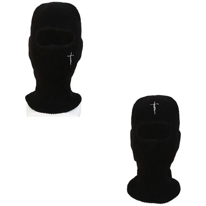 

652F Scary Robber Hat Halloween Party Holiday Hat Boys Men Winter Knitted Hats