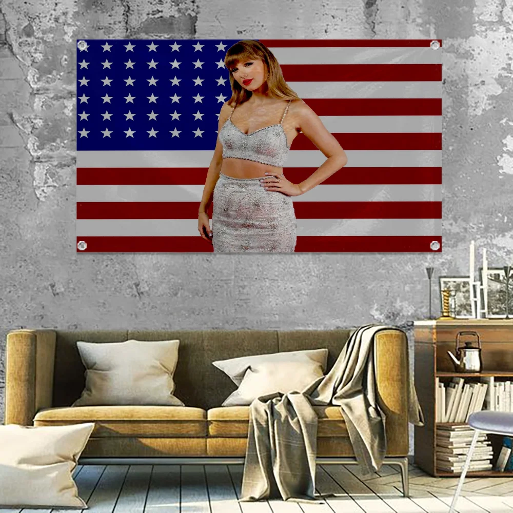 Flag Pride T-taylor Flag Flag to Hang Flags for Rooms Banner Flags for Bedrooms S-swift America Wall Decoration Room Decor Y2k