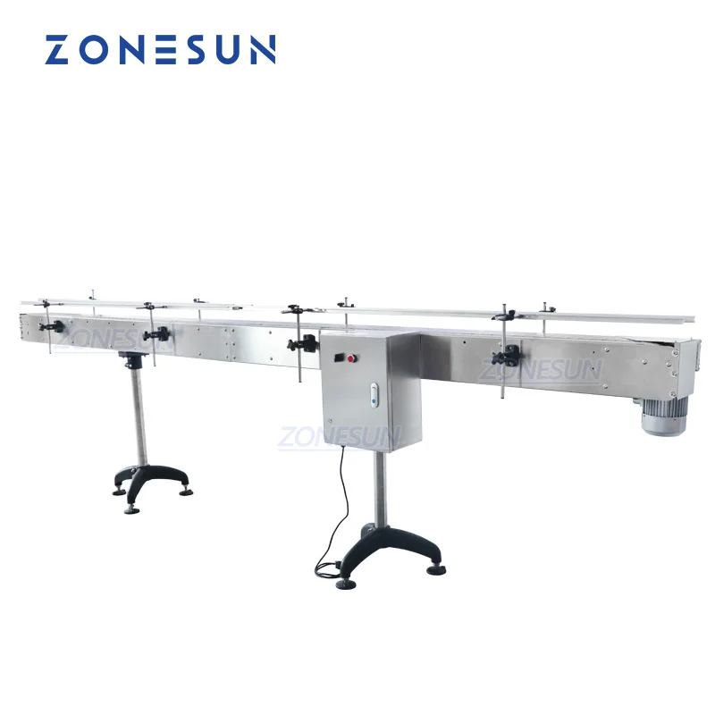 

ZONESUN Conveyor Belt for Bottle Packaging Production Line Automatic Transporting Custom Line ZS-CB150