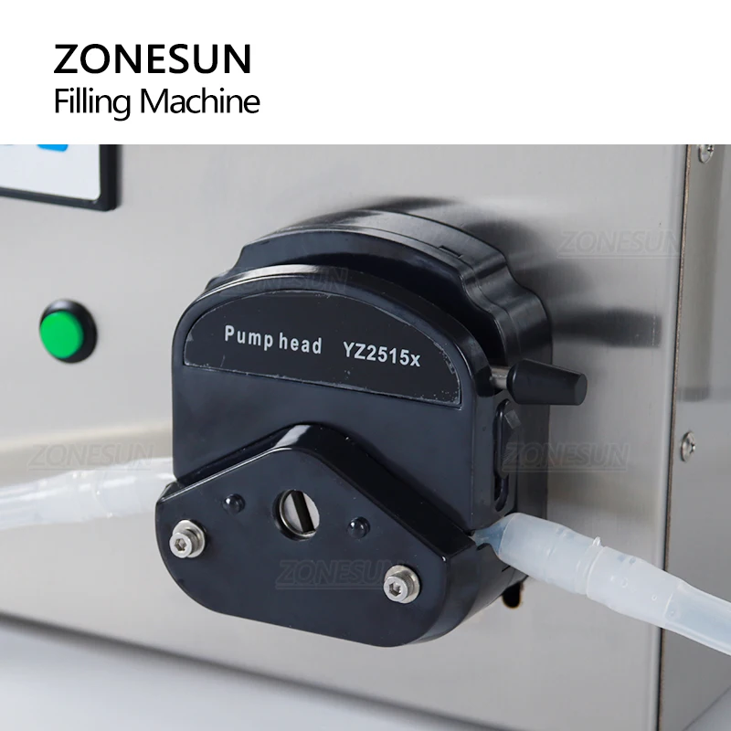 ZONESUN ZS-YT80 Liquid Filling Machine Peristaltic Pump Bottle Water Juice Beverage Portable Table Packaging Production Line