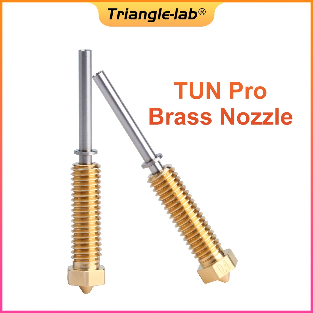 Trianglelab TUN Pro Brass Nozzle All-in-one TUN Volcano nozzle For CHC Pro Kit Volcano Heat block  TD6 TD6S Hotend 3D Printer