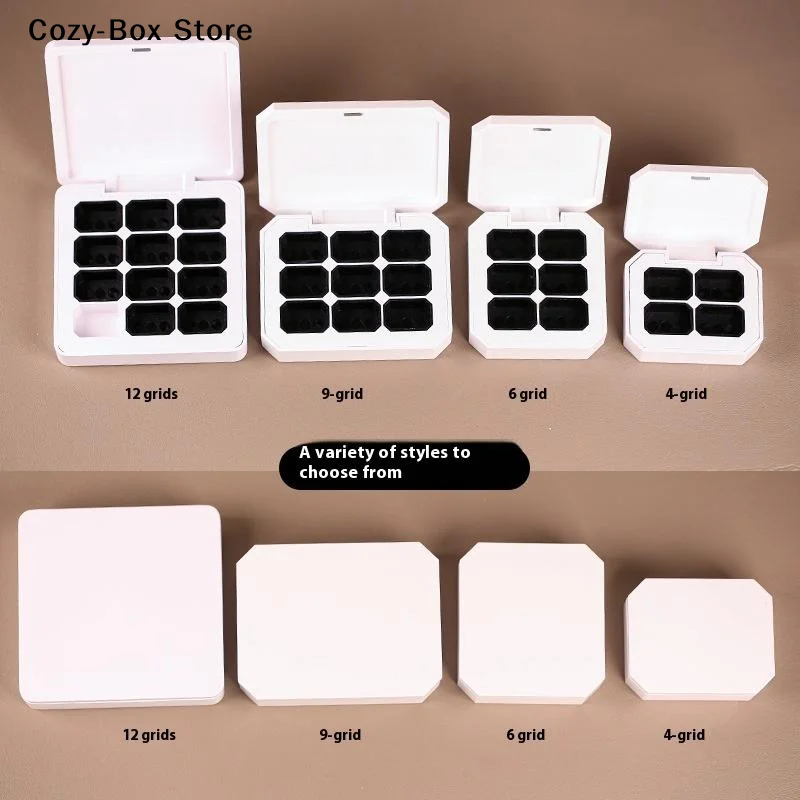 [ZY]4/6/9/12 Grids Empty DIY Magnetic Packaging Box Fast Painting Gel Solid UV Varnishes Ombre Gel Nail Polish For Nail Manicure