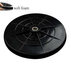 Sander Sanding Disc Hard Spong/soft Spong With 6mm Thread 1 Pcs 8-hole 9 Inch/215mm ABS+spong For Dustless Sanders