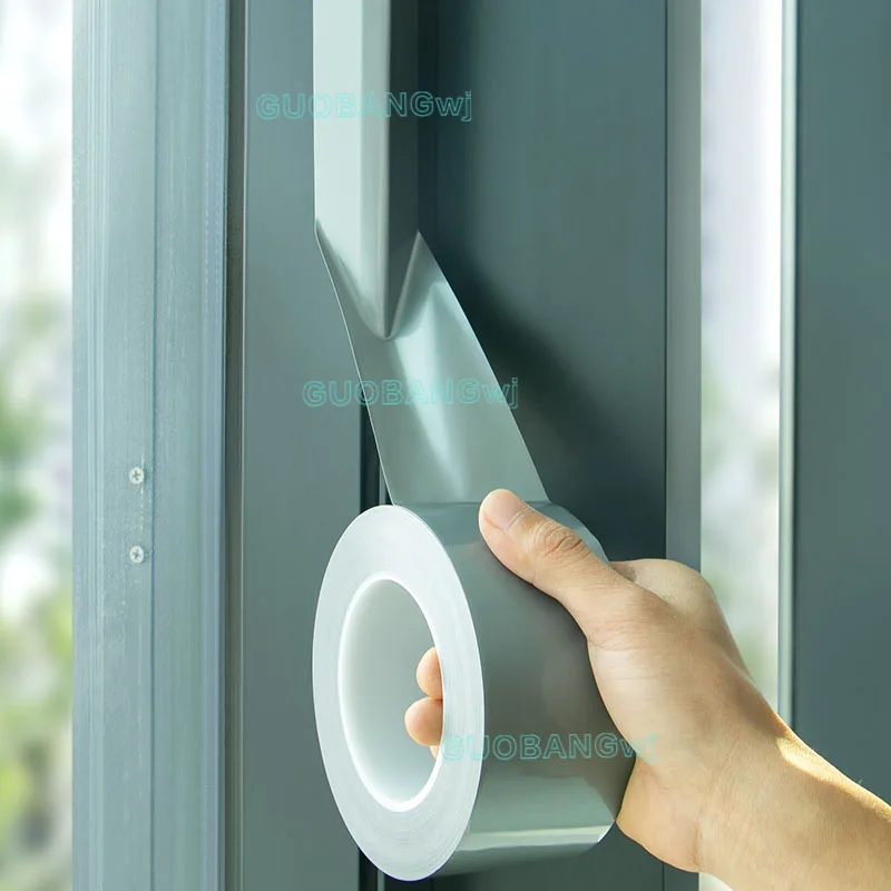 Transparent Window Weather Seal Strip,Self-Adhesive Door Gap Tape,Waterproof Draft Blocker for Winter,Soundproofing Width5-10cm