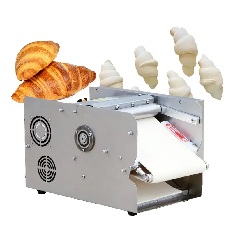 

Commercial Pizza Bread Dough Sheeter Table Top Shortening Pastry Machine Croissant Spring Roll Puff Making Machine