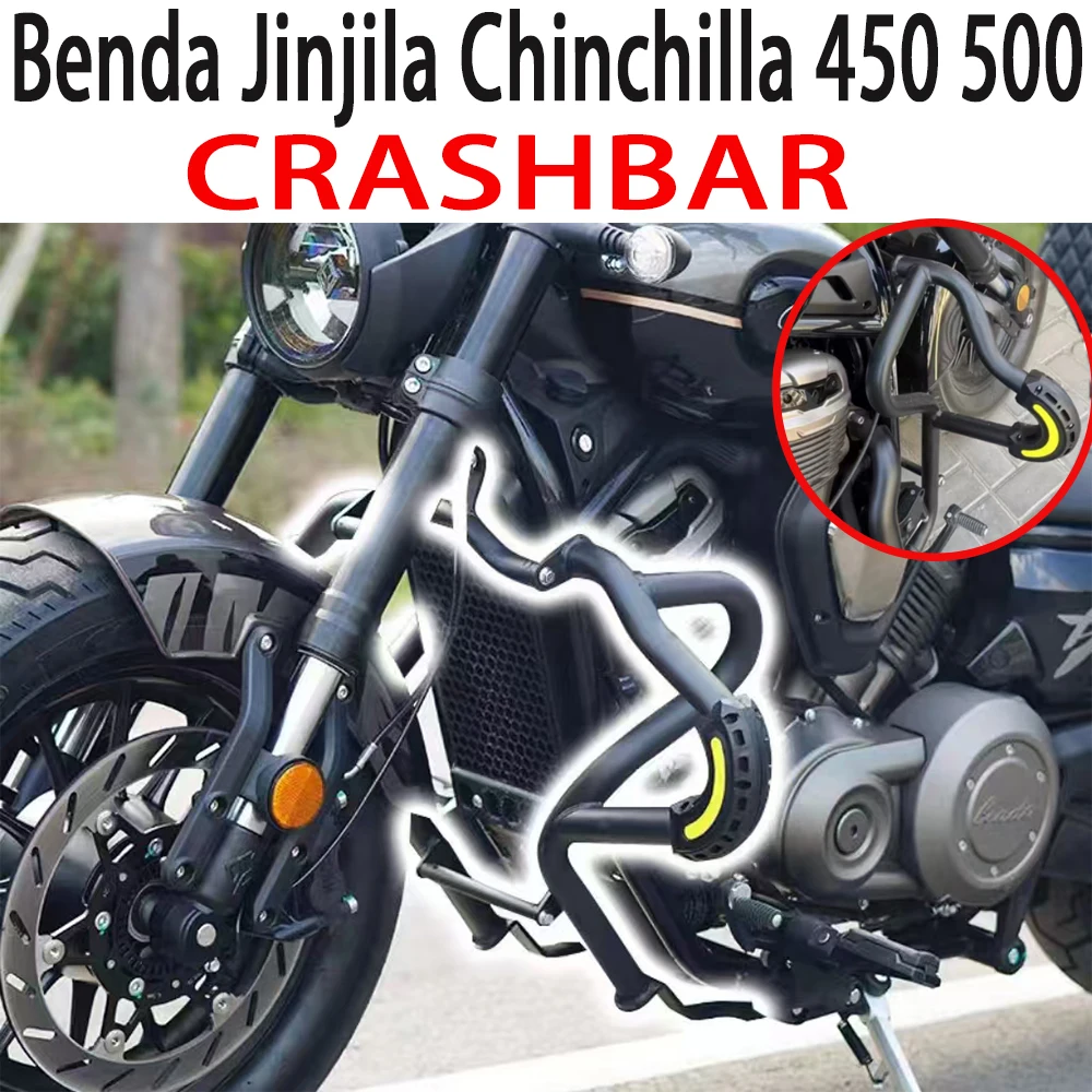 

FIT FoR Benda Chinchilla500 Chinchilla 500 BD500New Motorcycle Highway Engine Guard Crash Bar Frame Bumper Fairing ProtectorBa