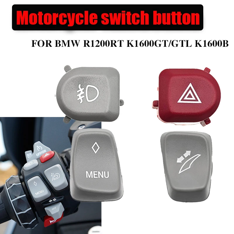 

Крышка кнопки переключения мотоцикла для BMW C600GT C600Sport 2012-2019 R1200RT K1600GT/GTL, левая и правая комбинированная крышка кнопки переключателя