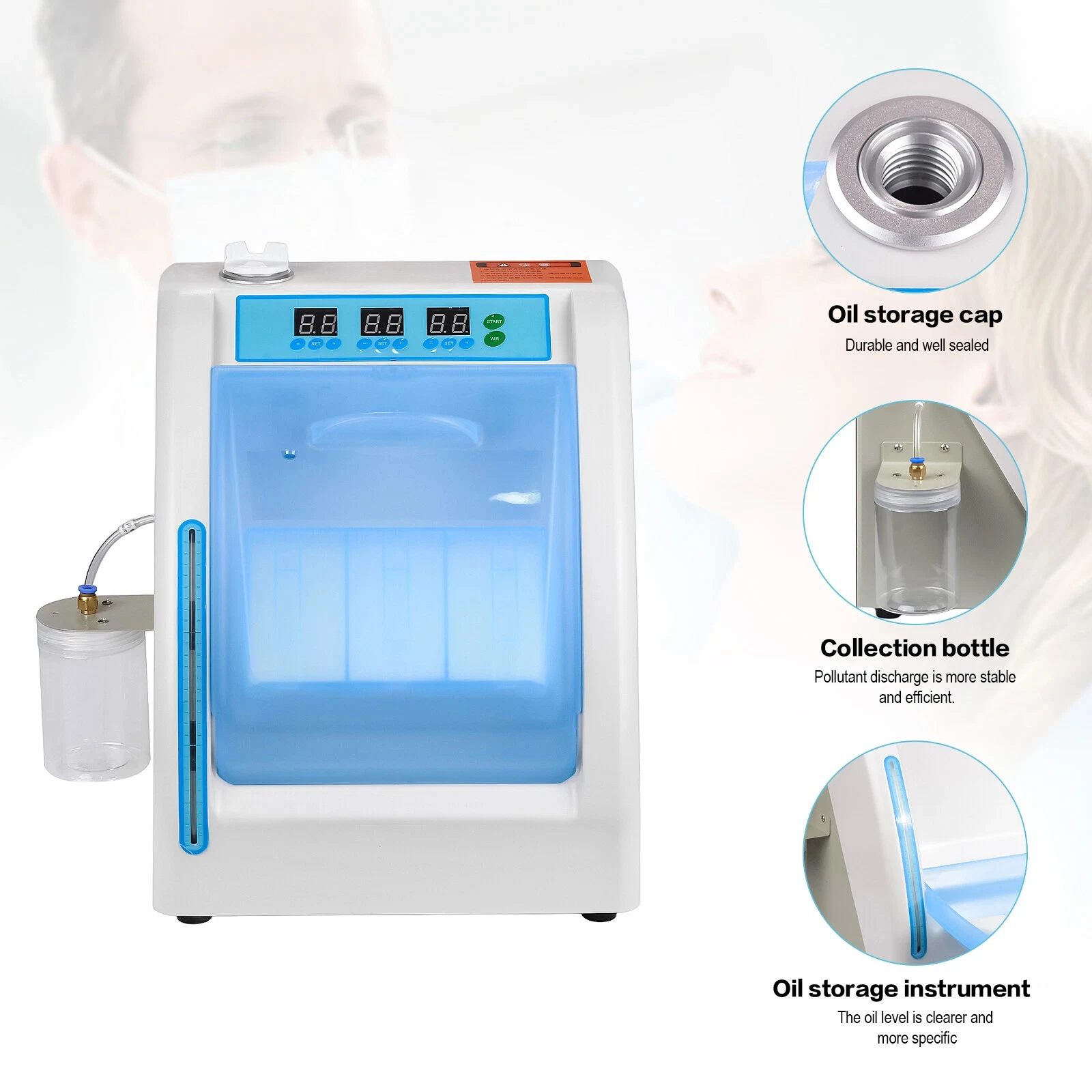 

Масло для обслуживания стоматологических наконечников, очистка спреем, смазочное устройство, стоматологическое оборудование